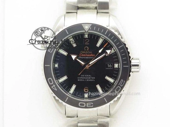 1228 Seamaster 300M 007 SS MK 1:1 Best Edition Black 007 Dial Ceramic Bezel On SS Bracelet A EasyCare 8178